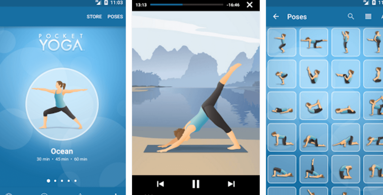 5 aplicaciones de yoga como complemento al surf 6 pocket yoga
