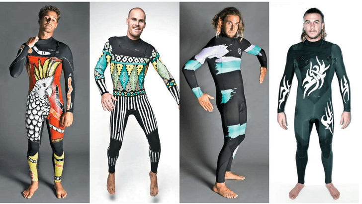 El arte llega a los trajes de neopreno