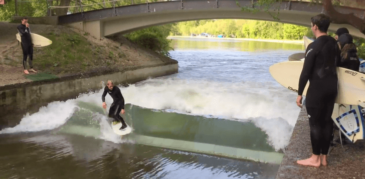 Riversurfing en Münich