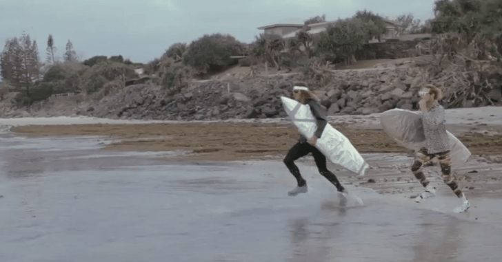 Así será el surf en el año 2879. Regreso al futuro.