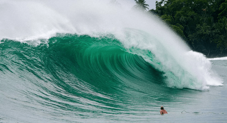 Dos leyendas del surf y la perfección panameña
