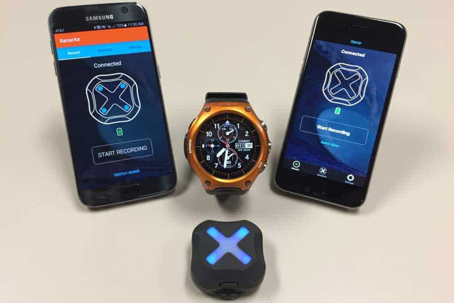 Xensr un dispositivo para analizar tus sesiones de surf