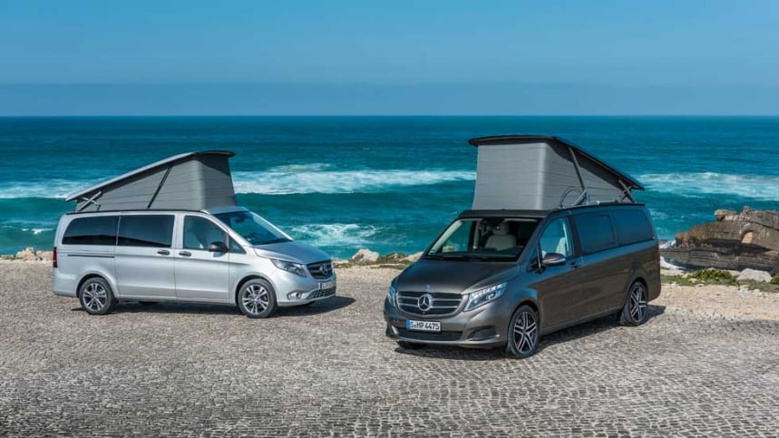 ¿Las furgonetas de Mercedes para surfistas?