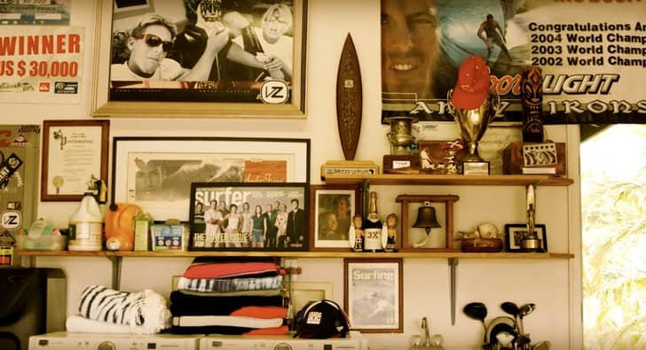 El santuario de uno de los mejores surfistas de todos los tiempos: Andy Irons