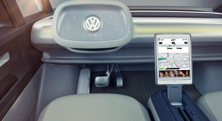 Volkswagen presenta su nueva furgoneta para 2020 4 volkswagen id BuzzConcept 2017 05