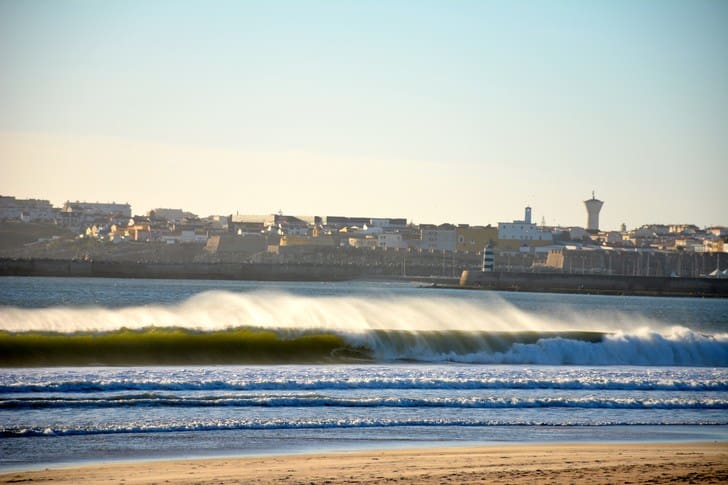 Festival de surfing en Supertubos, Portugal