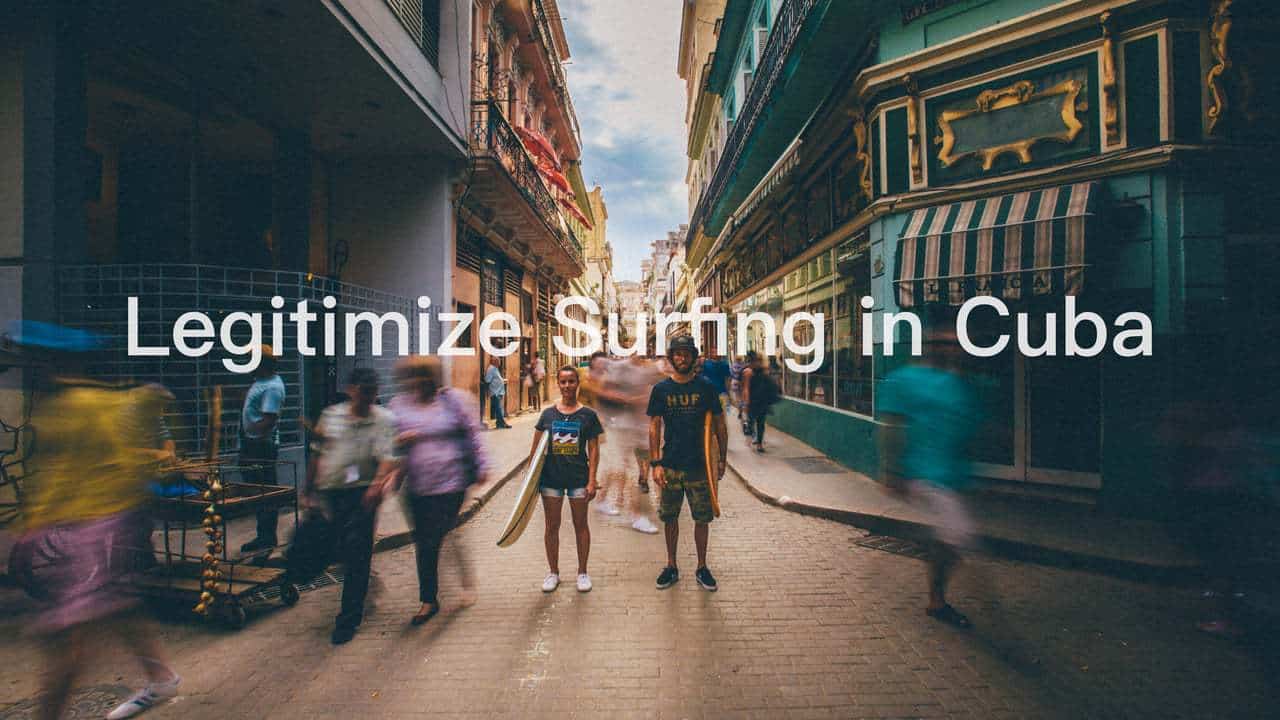 Por la legalización del surf en Cuba