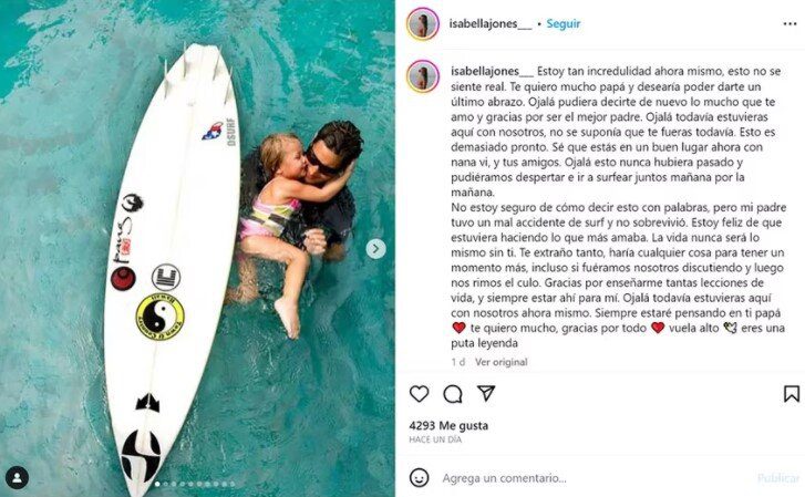 Muere el surfista Mikala Jones en accidente en Mentawai 1 hija mikala jones