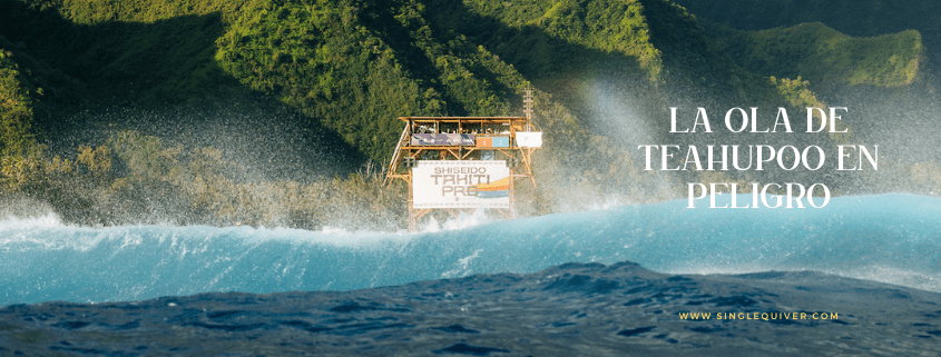 Protestas en Teahupoo contra la torre de los Juegos olímpicos