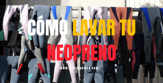 Cómo lavar un traje de neopreno